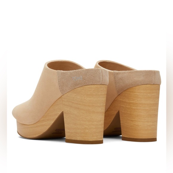 TOMS open toe suede clogs - Picture 2 of 10